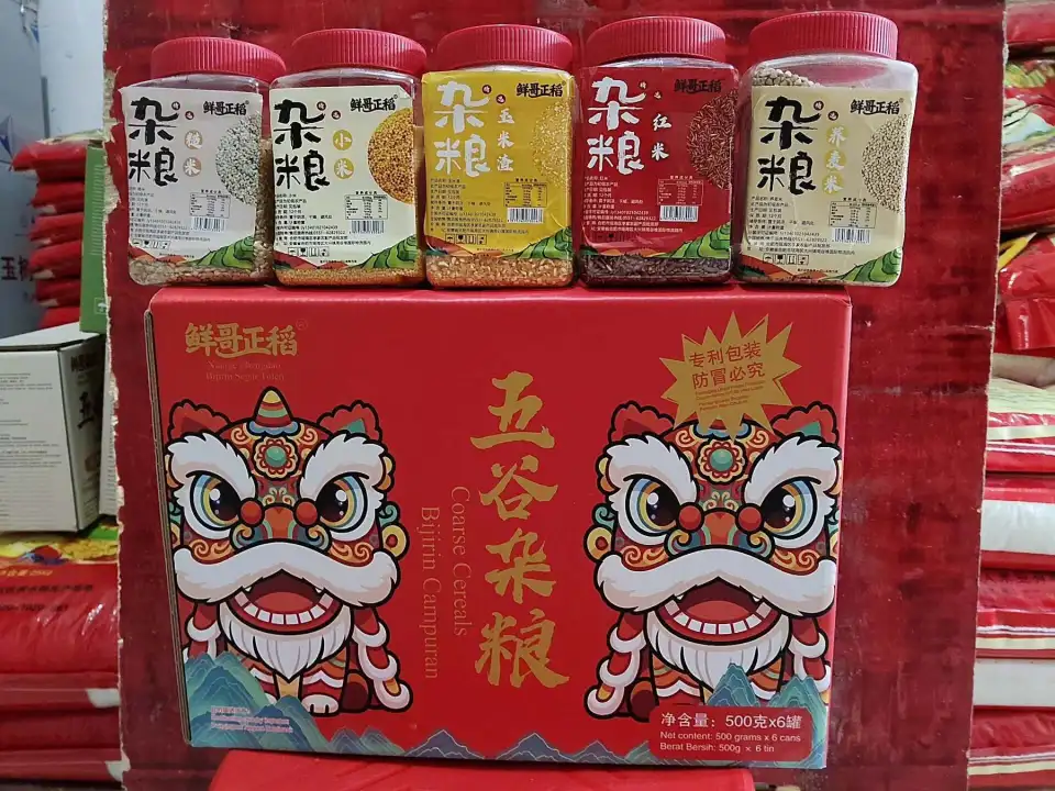 包装谷物产品展示