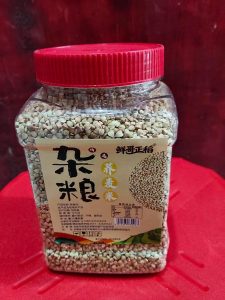 工厂直供荞麦米1kg罐装，粗粮谷物，商超零售出口货源